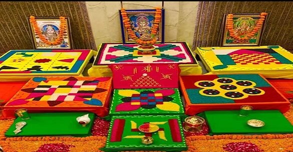 सर्वतोभद्र मण्डल पूजन